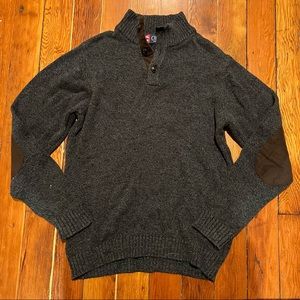 Chaps Mock Neck Pullover Sweater S